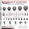 Service Caster 6'' Gray Poly Wheel Swivel 7/16'' Stem Caster Set 2 Total Lock Brake, 4PK SCC-GRTTL20S614-PPUB-716138-2-S-2 - alternate 5